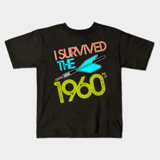 I Survived the 60s / Jarts Missile Game Kids T-Shirt